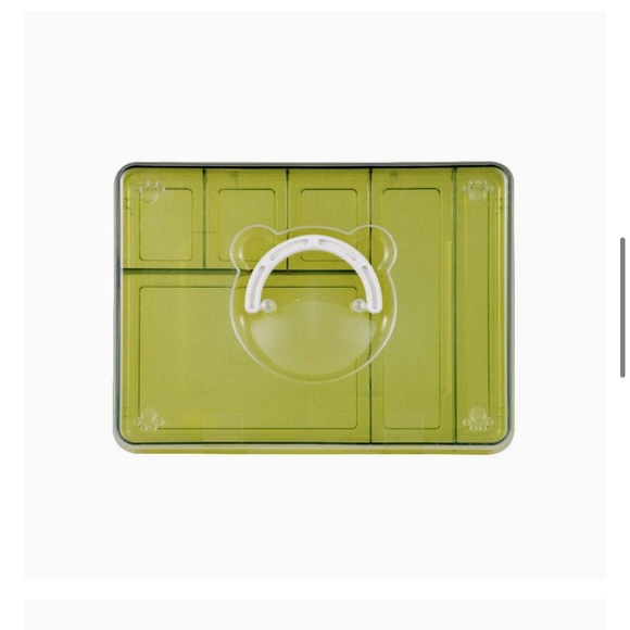 LivinBox TB 704 Green Organizer w/ Removable Tray - Picture 6 of 8